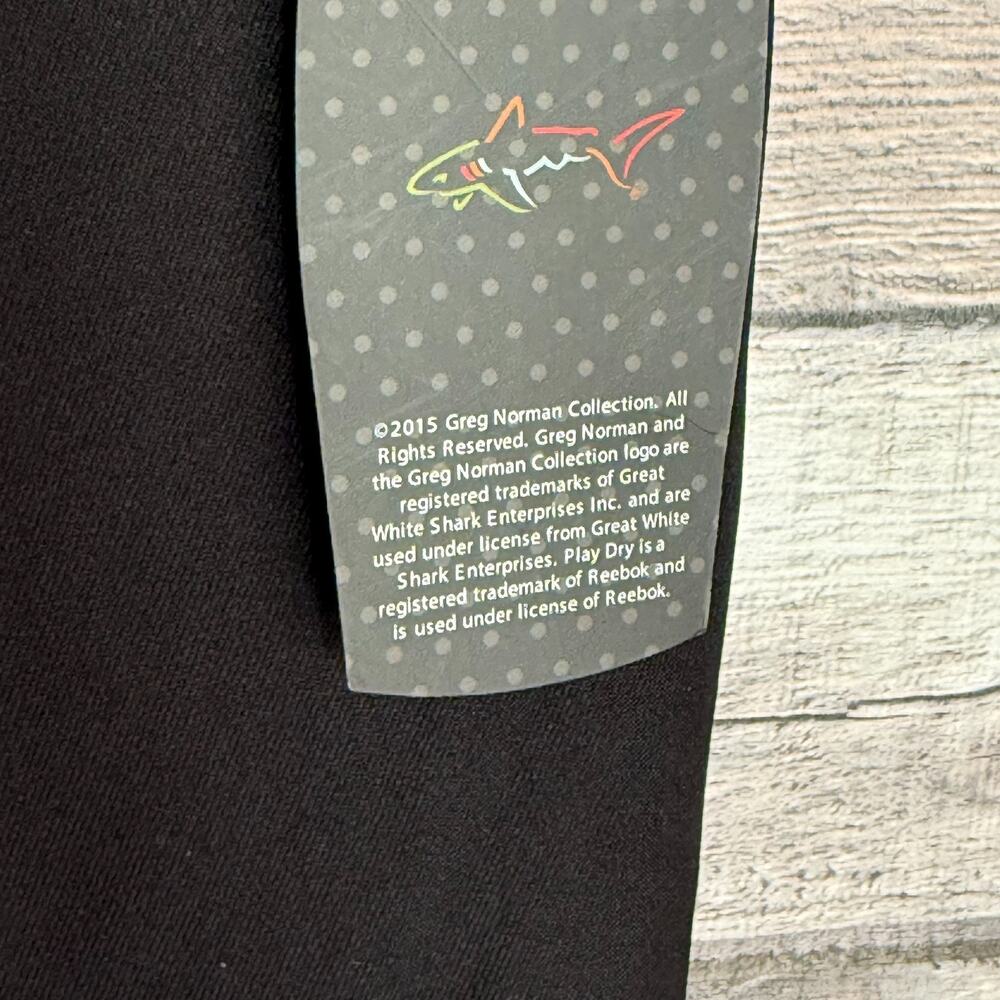 Greg Norman Mens Classic Golf Pants 40x32 Black Pleated Business Pro Fit NEW - Picture 7 of 9